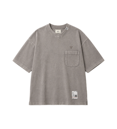 Bleached Waffle T-Shirt Khaki