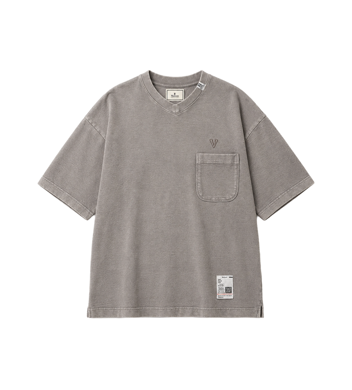Bleached Waffle T-Shirt Khaki