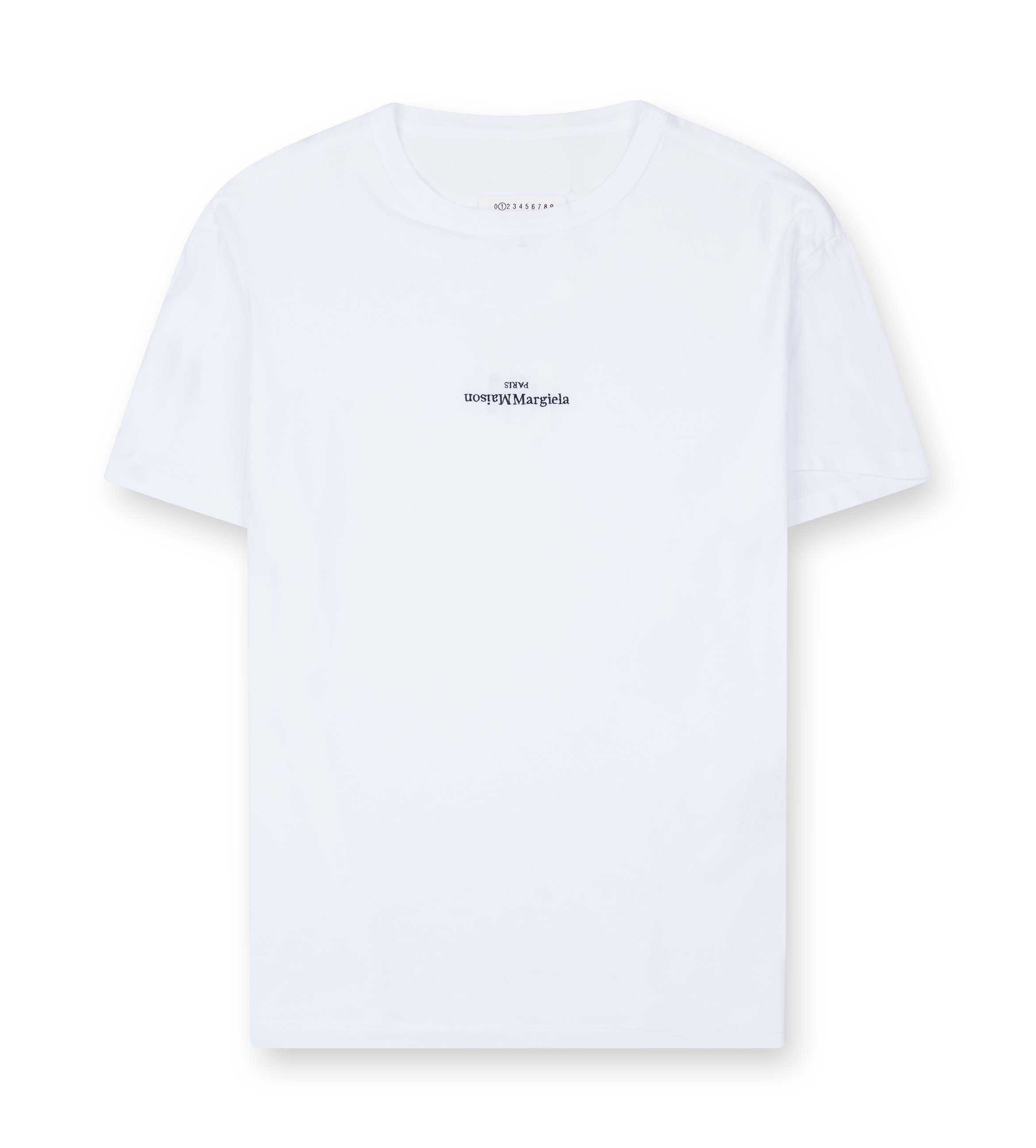 Maison Margiela Cotton T-Shirt Logo in White
