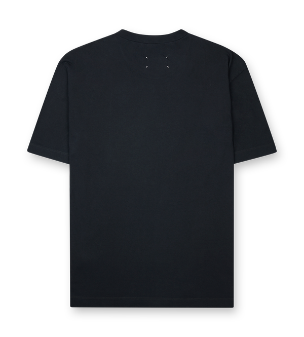 Maison Margiela T-Shirt with Embroidered Logo in Black