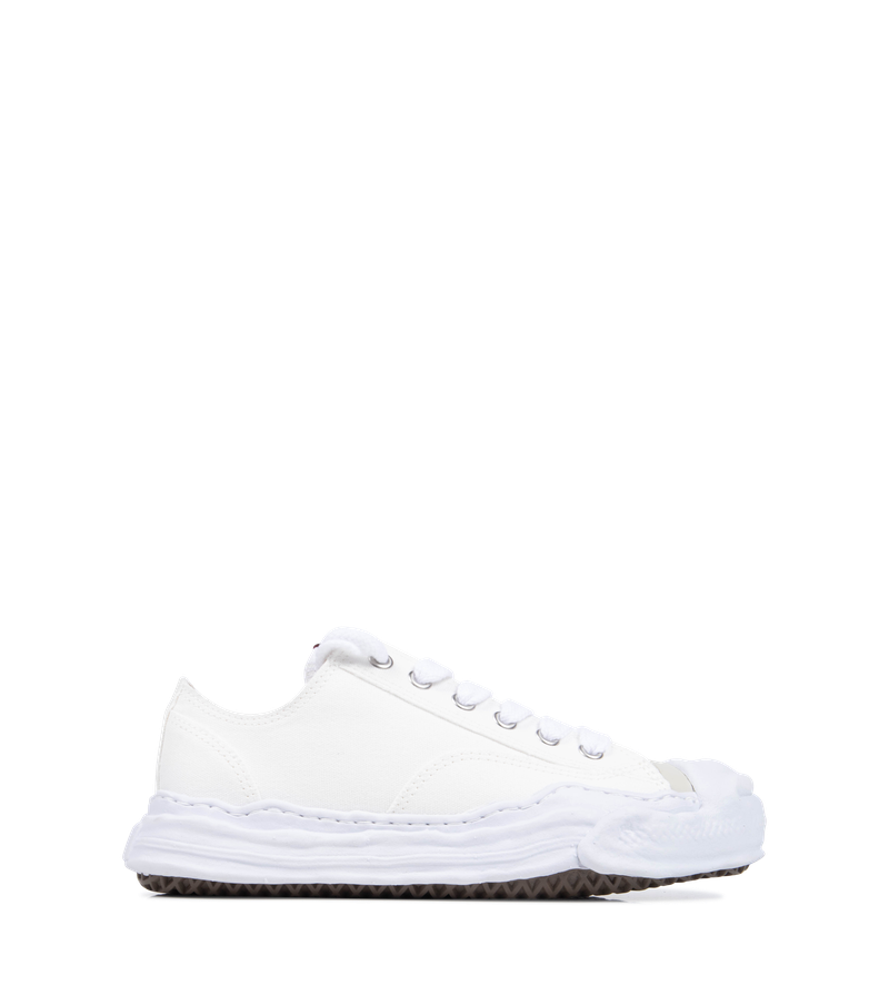 Hank OG Sole Canvas Low-Top Sneaker in White
