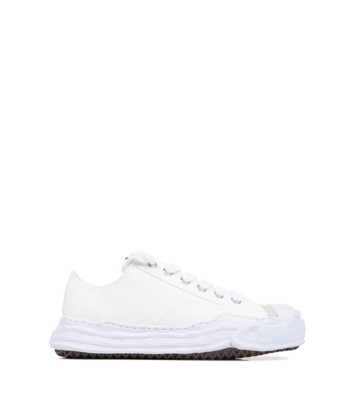 Hank OG Sole Canvas Low-Top Sneaker in White