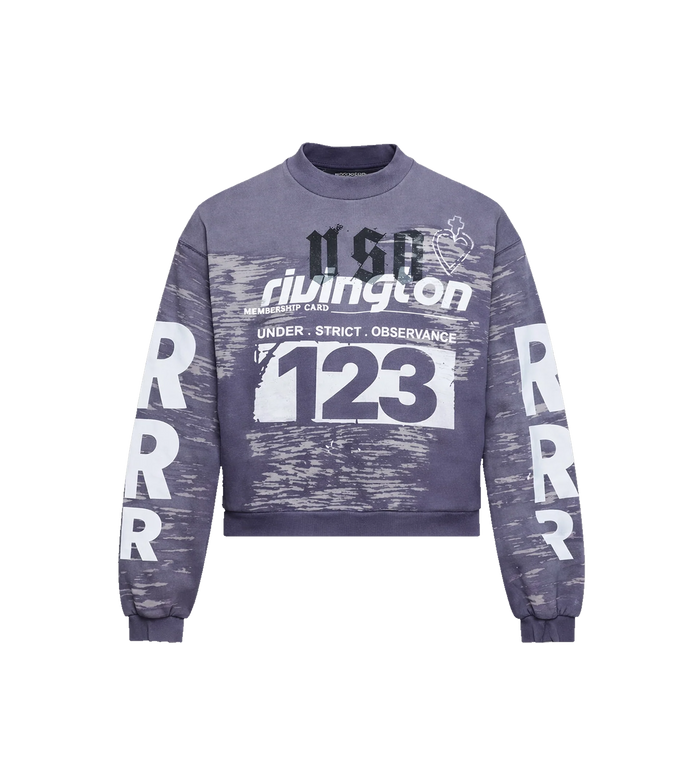 Membership USO Crew Neck in Purple