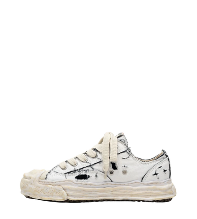 Hank OG Sole Ripped Overdye Canvas Low-Top Sneakers