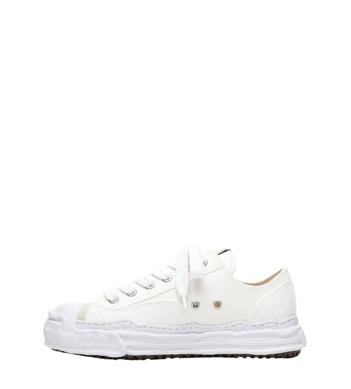 Hank OG Sole Canvas lage sneakers wit