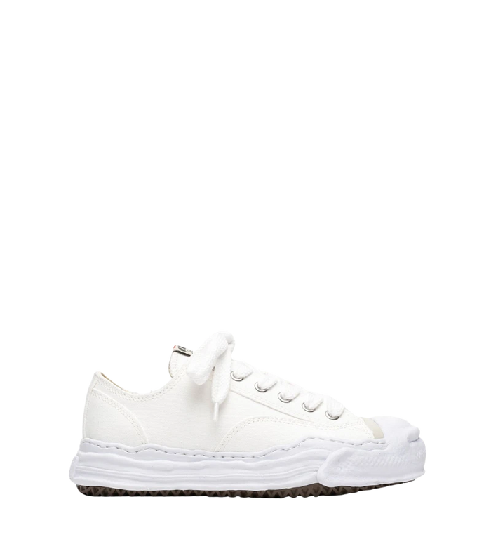 Hank OG Sole Canvas lage sneakers wit