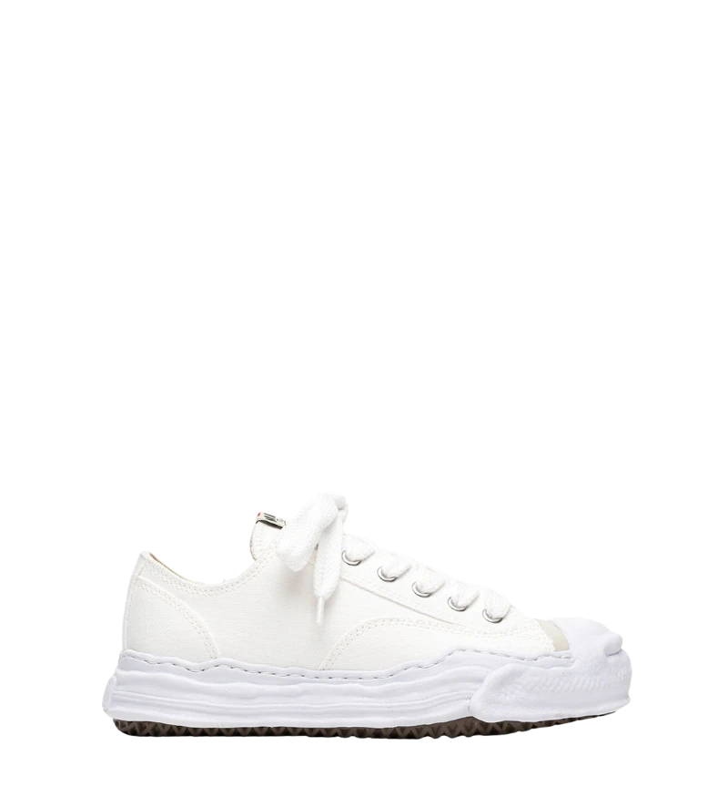 Hank OG Sole Canvas lage sneakers wit