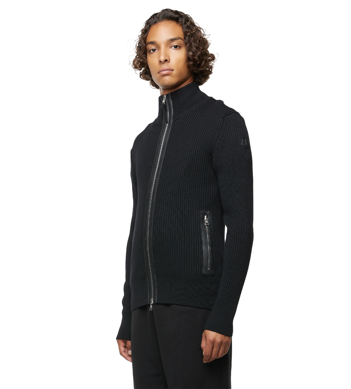Wool Cardigan Black