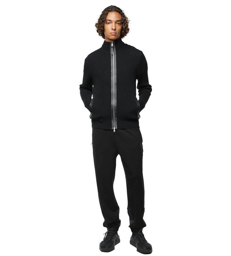 Wool Cardigan Black