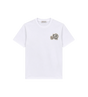 Moncler T-shirt met dubbel logo patch wit