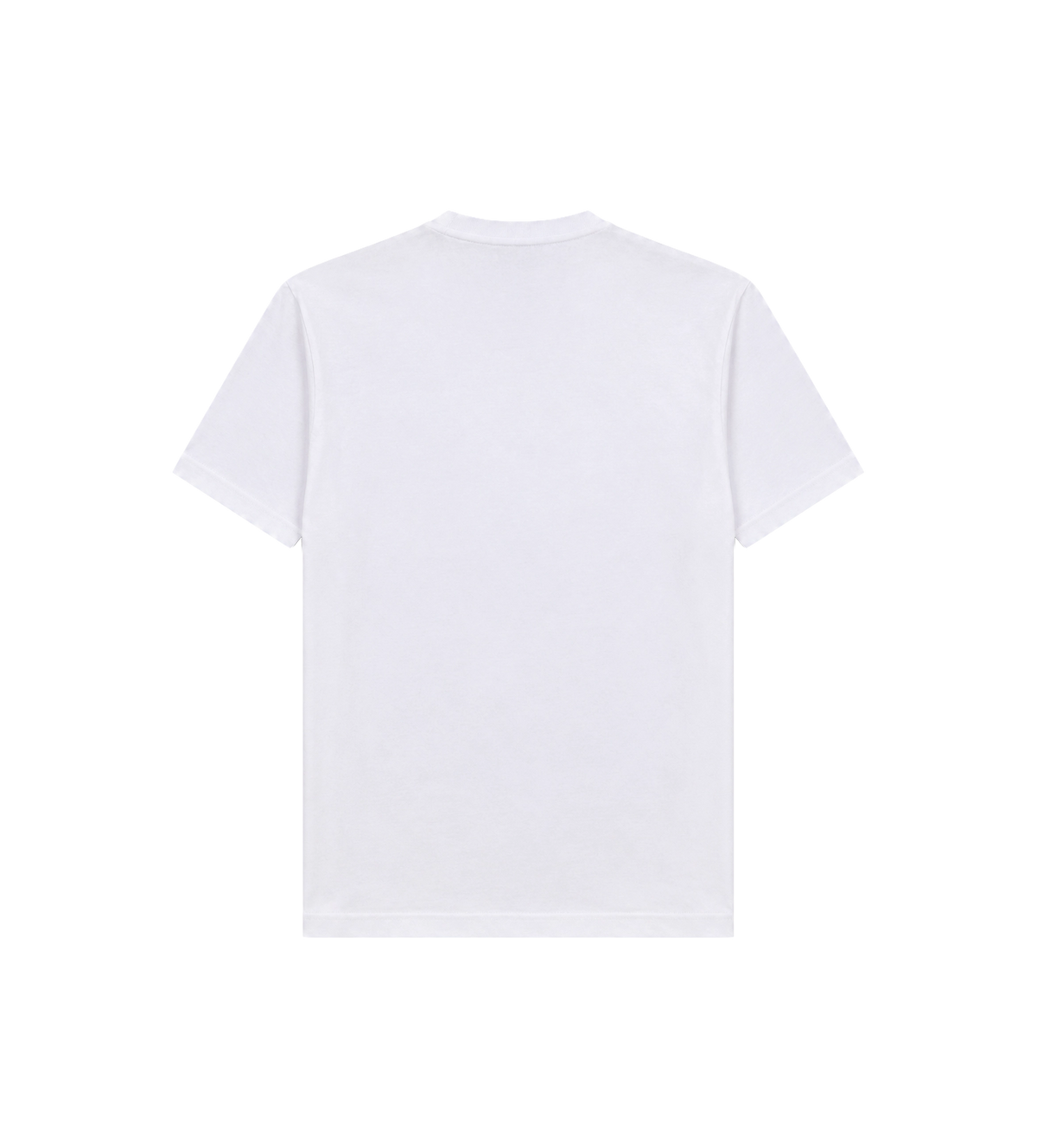 Moncler T-shirt met dubbel logo patch wit