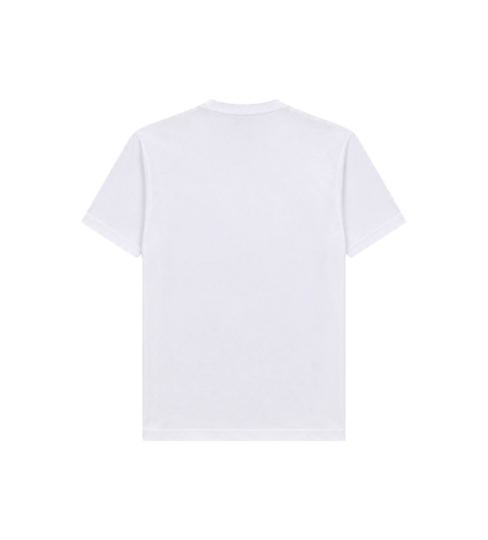 Moncler T-shirt met dubbel logo patch wit