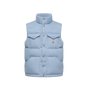 Ervional Denim Down Gilet Light Blue