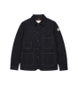 Haderu Denim Shirt Jacket Navy Blue