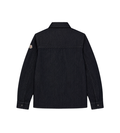 Haderu Denim Shirt Jacket Navy Blue