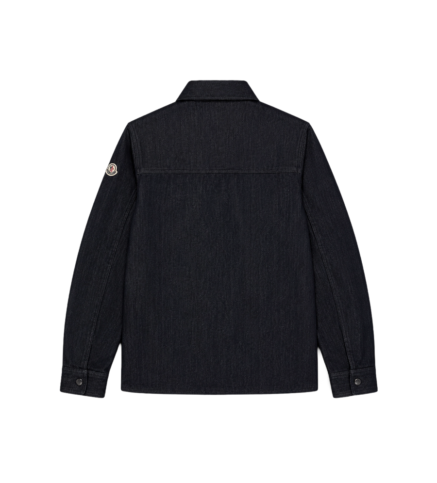Haderu Denim Shirt Jacket Navy Blue