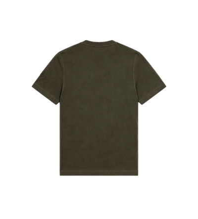 Cotton Jersey T-Shirt with Chest Pocket Dark green