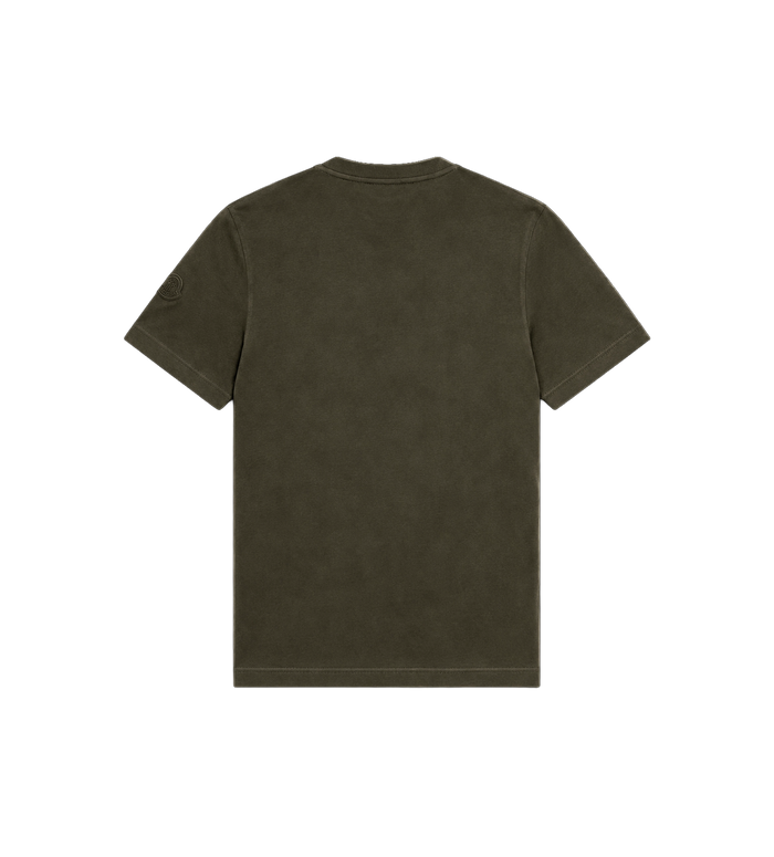 Cotton Jersey T-Shirt with Chest Pocket Dark green