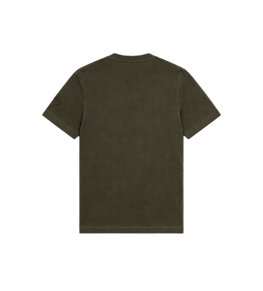 Cotton Jersey T-Shirt with Chest Pocket Dark green