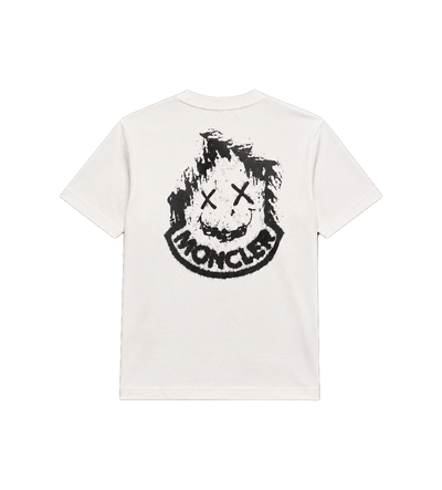 Logo Print Katoenen T-shirt Wit