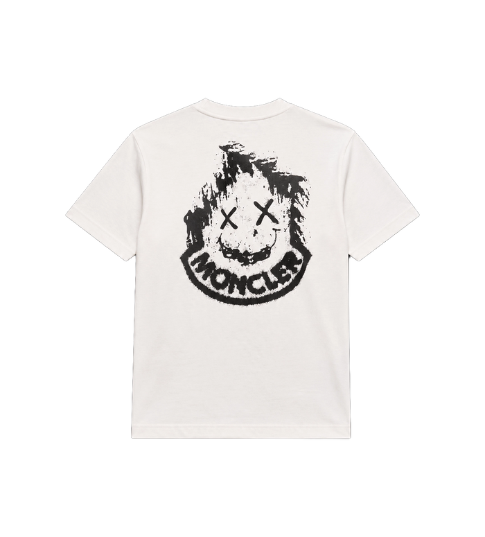 Logo Print Katoenen T-shirt Wit