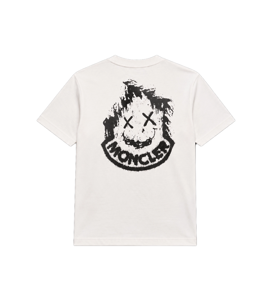 Logo Print Katoenen T-shirt Wit