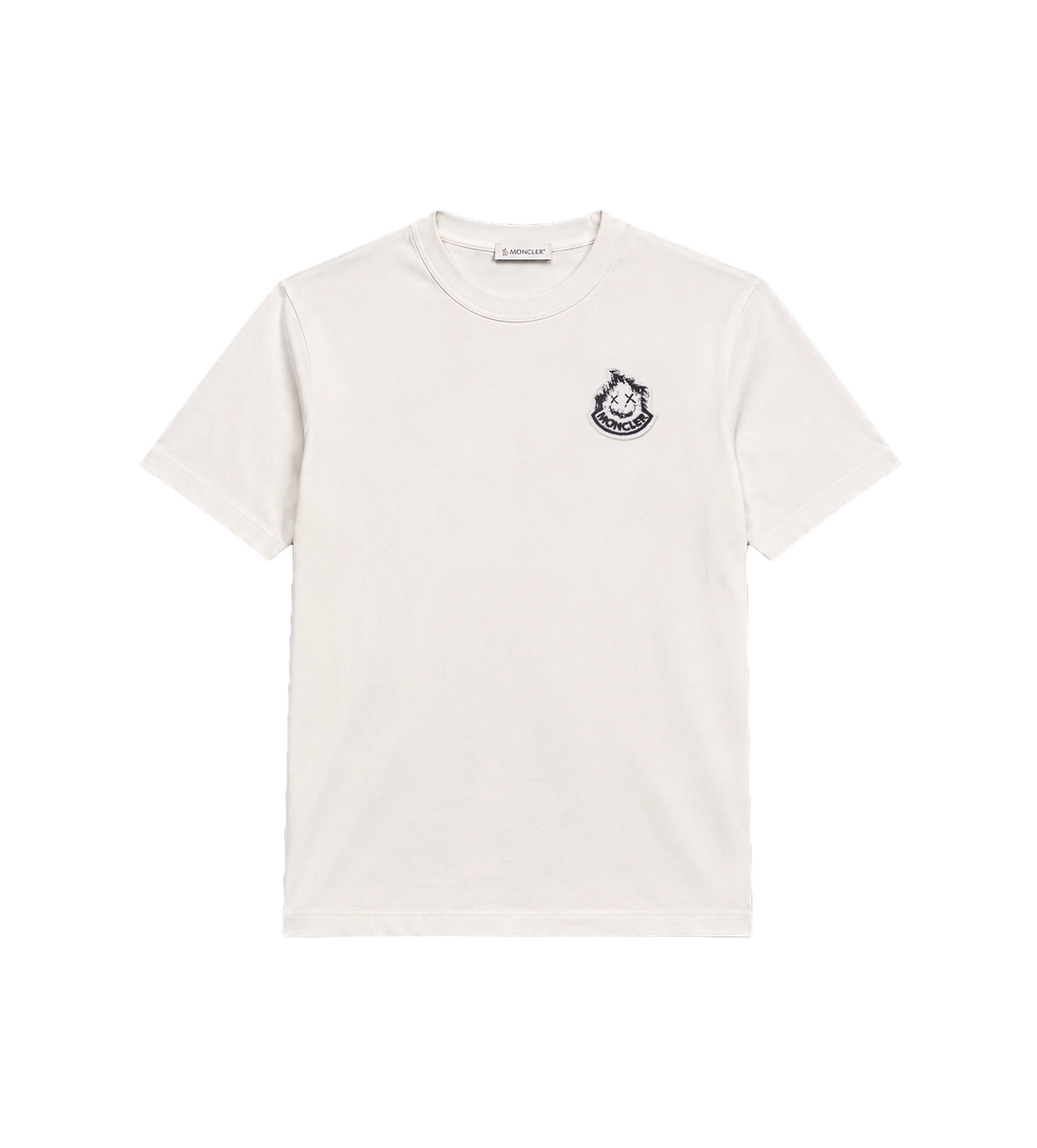 Logo Print Katoenen T-shirt Wit