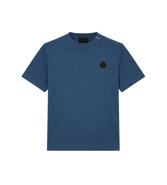 Logo katoenen T-shirt inktblauw