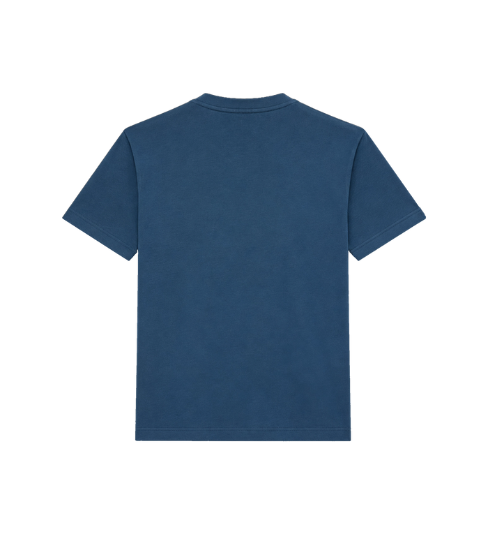 Logo katoenen T-shirt inktblauw