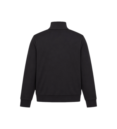 Moncler Logo Zip-Through Sweater Navy