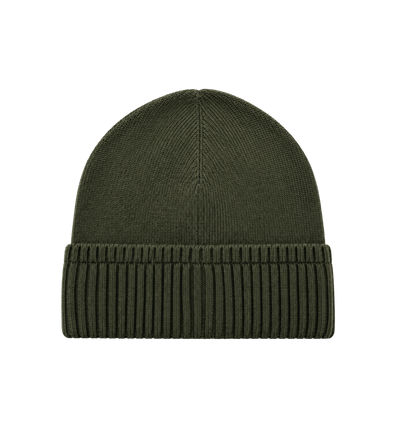Wool &amp; Cashmere Blend Knit Beanie Green