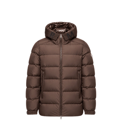 Orvelle halflange donsjas met capuchon Jas Bruin