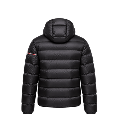 Ravenlock Hooded Short Down Jacket Dark Blue