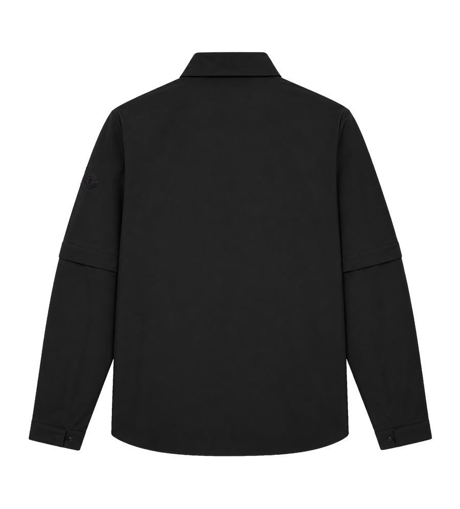 Moncler Logo 2-in-1 Shirt Jacket in Black