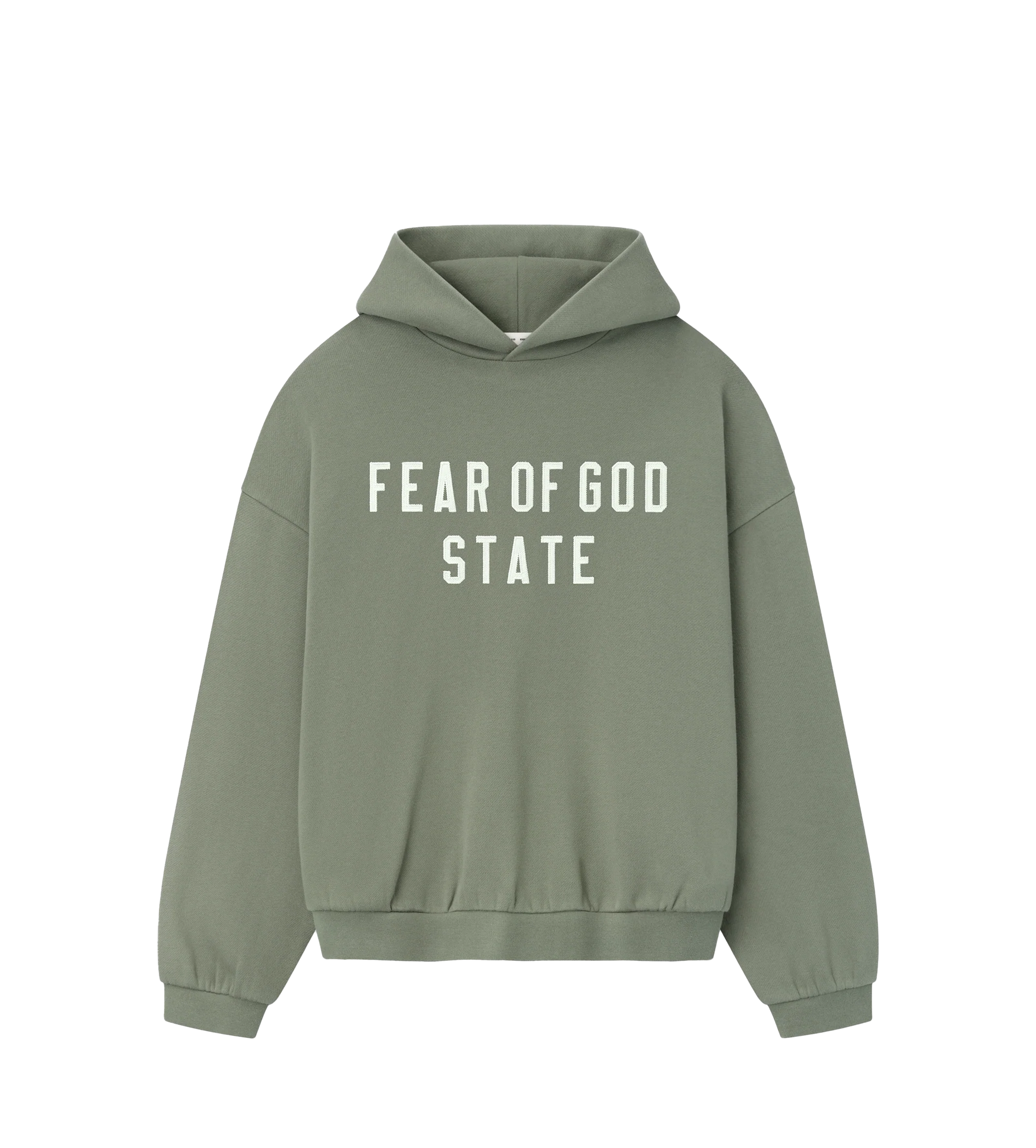 Fear of God ESSENTIALS 90’s Fit Hoodie in Moss Green
