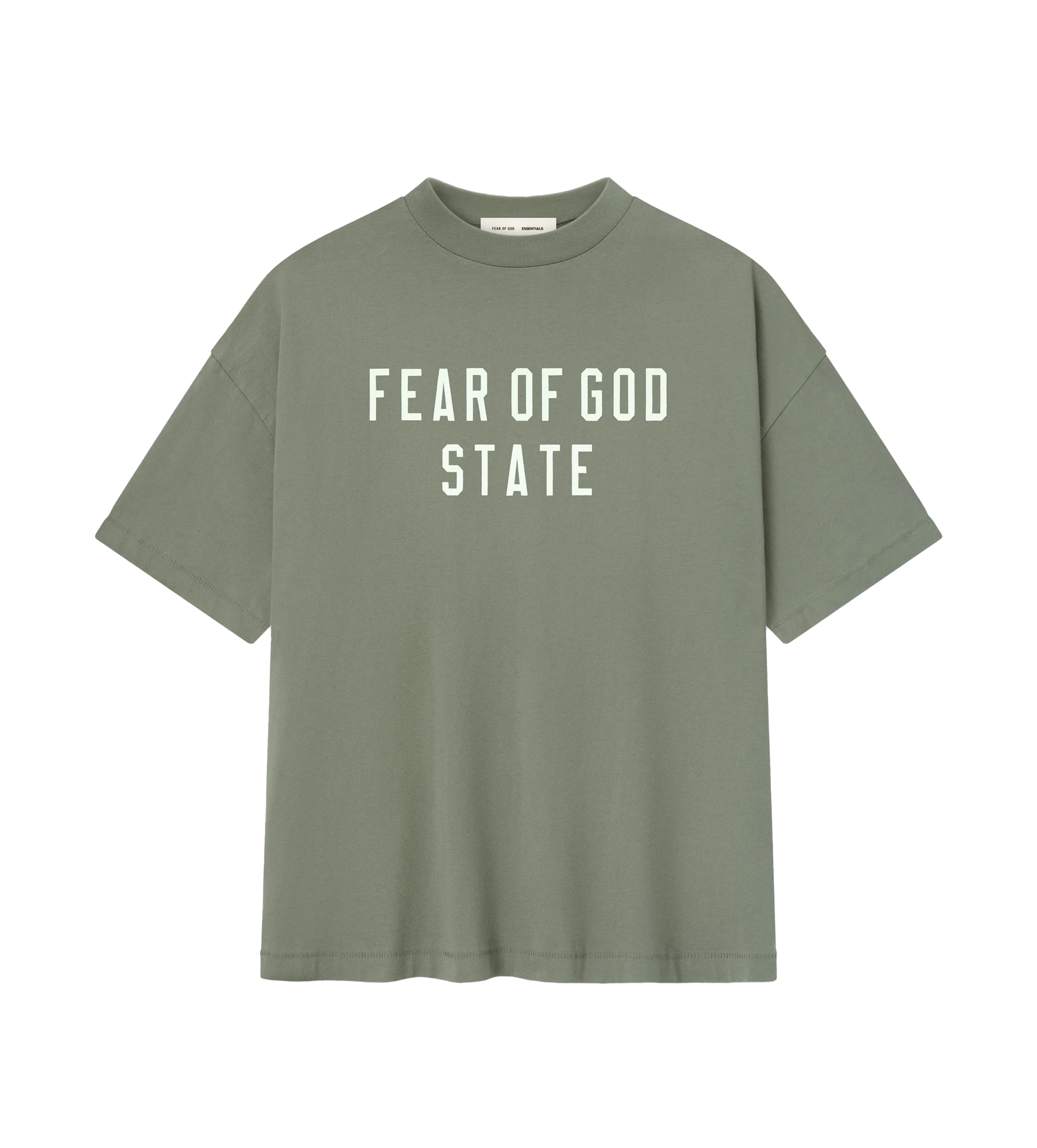 Fear of God ESSENTIALS 90’s Tee in Moss