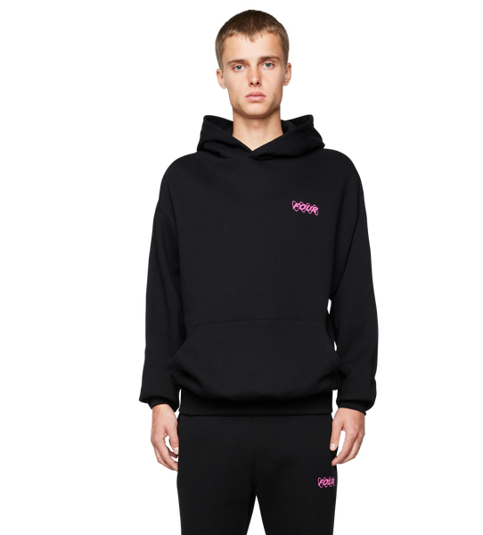Circles Logo Hoodie Black/Pink – FOUR Amsterdam