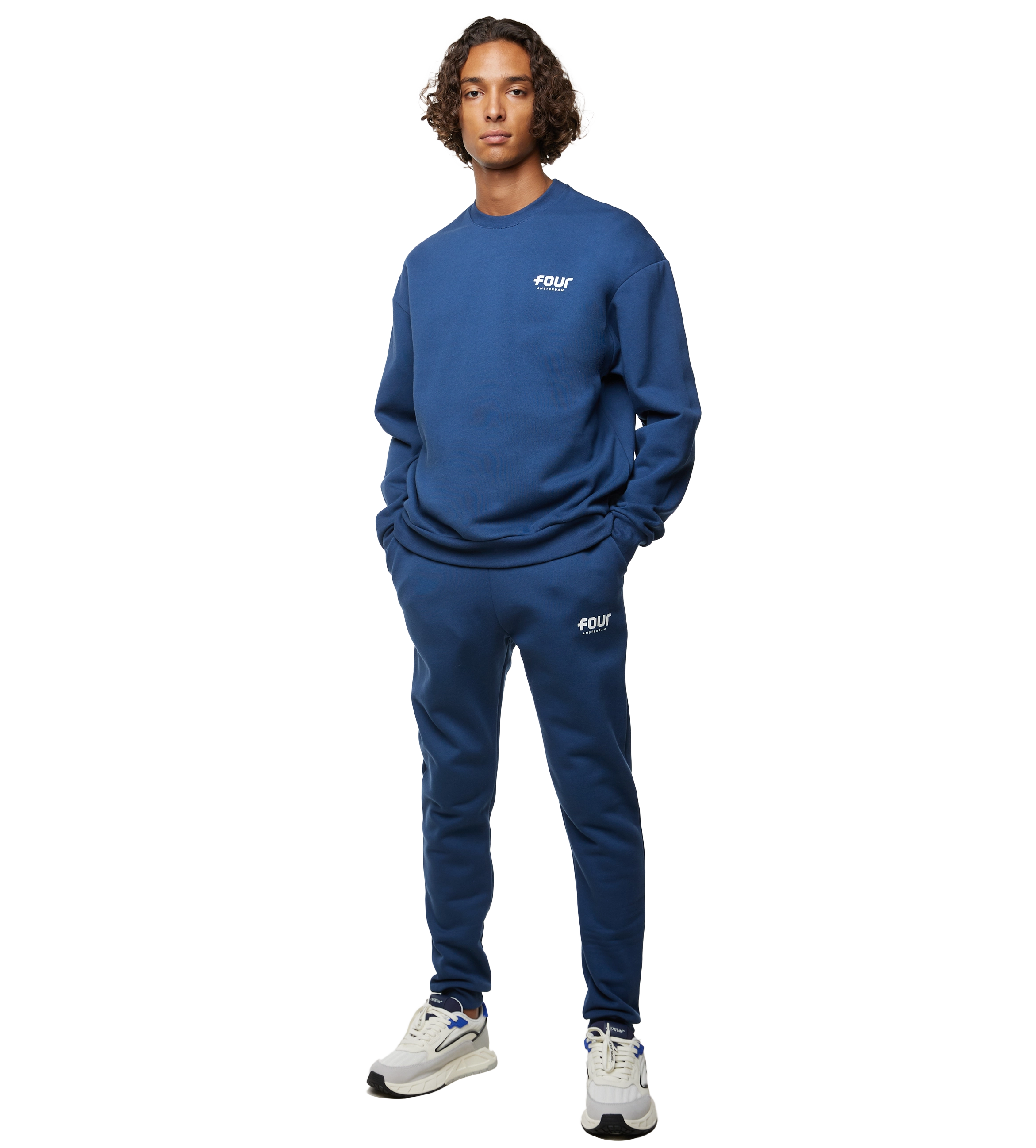 Logo Crewneck Insignia Blue
