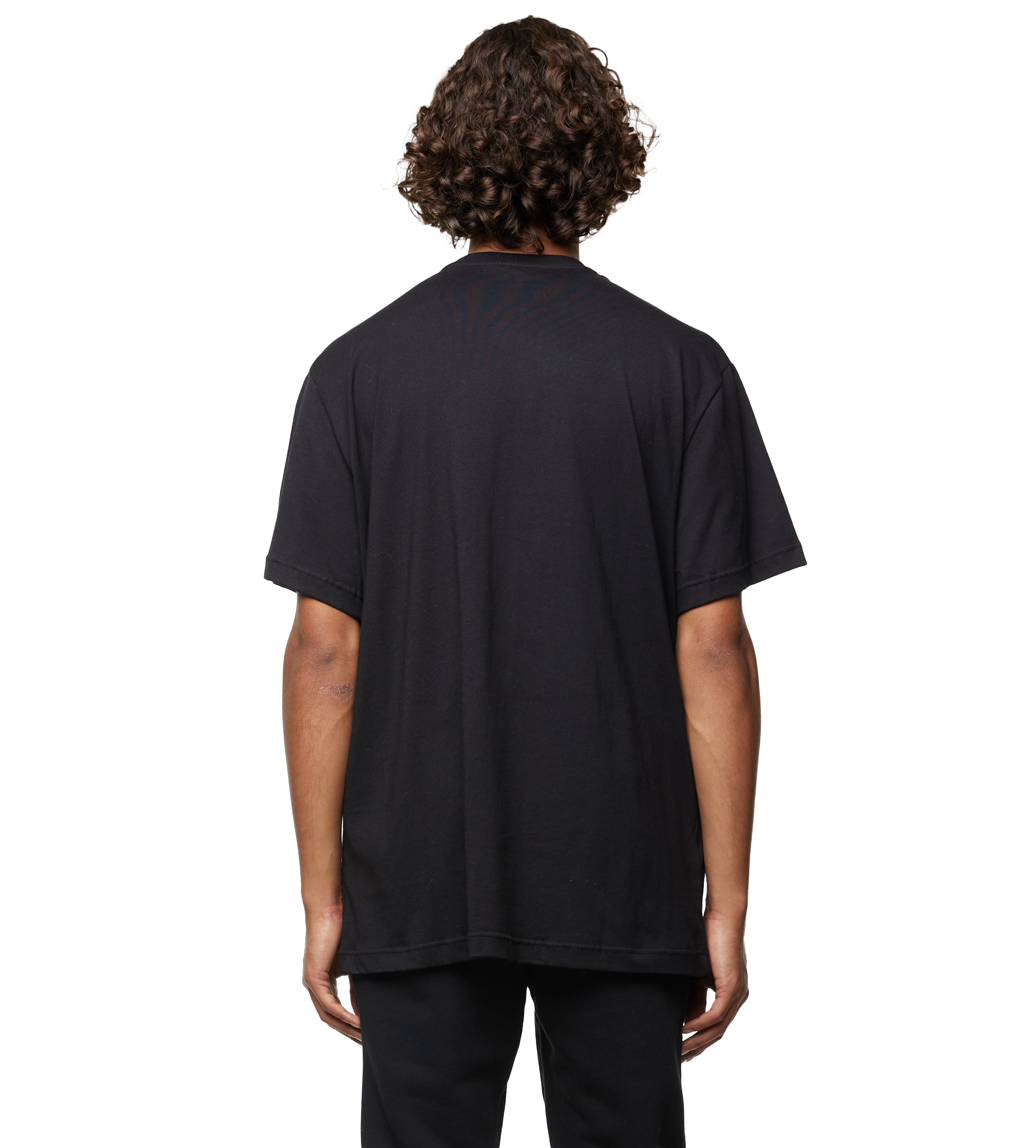 Black shirt on sale back
