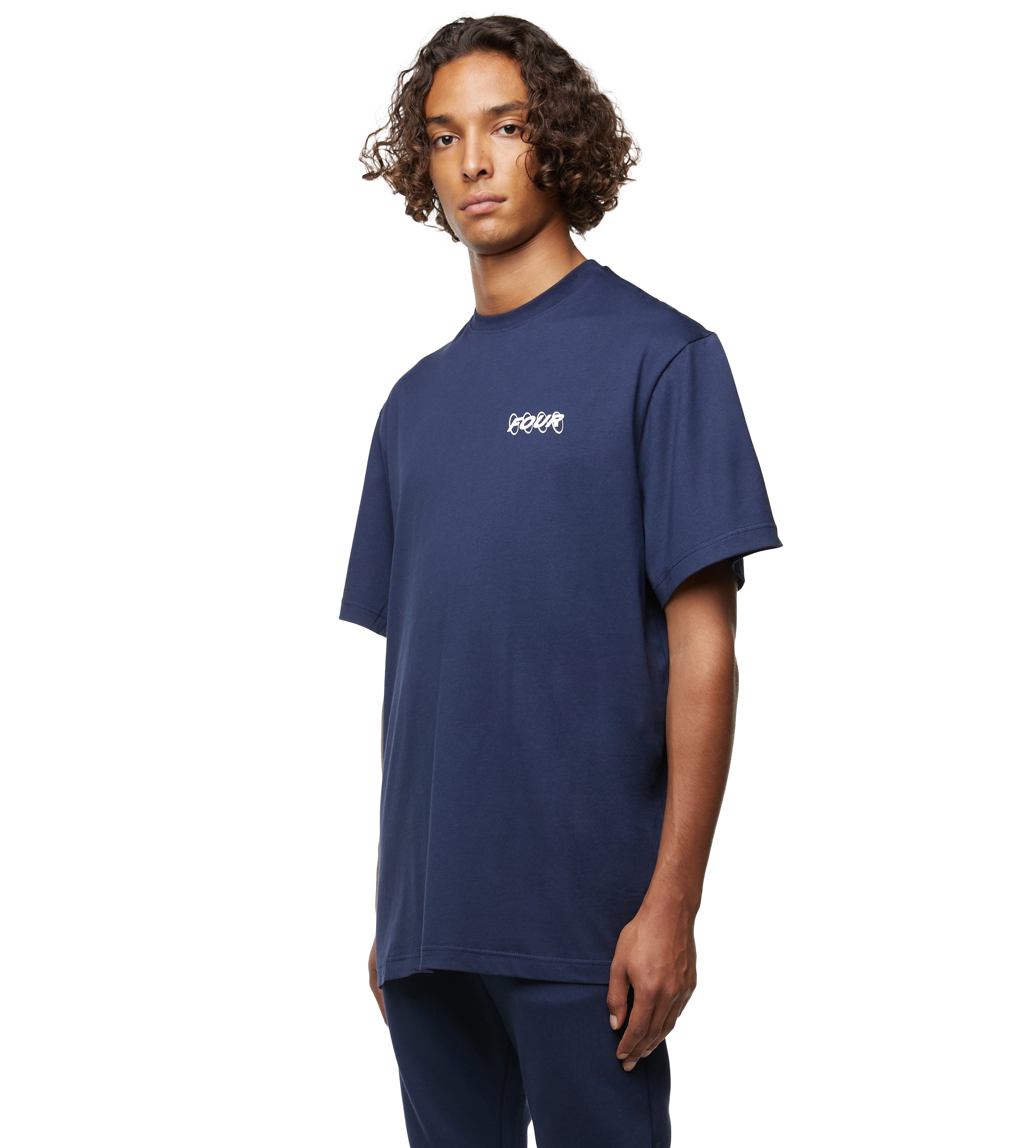 Circles Logo T-shirt Marine Blue