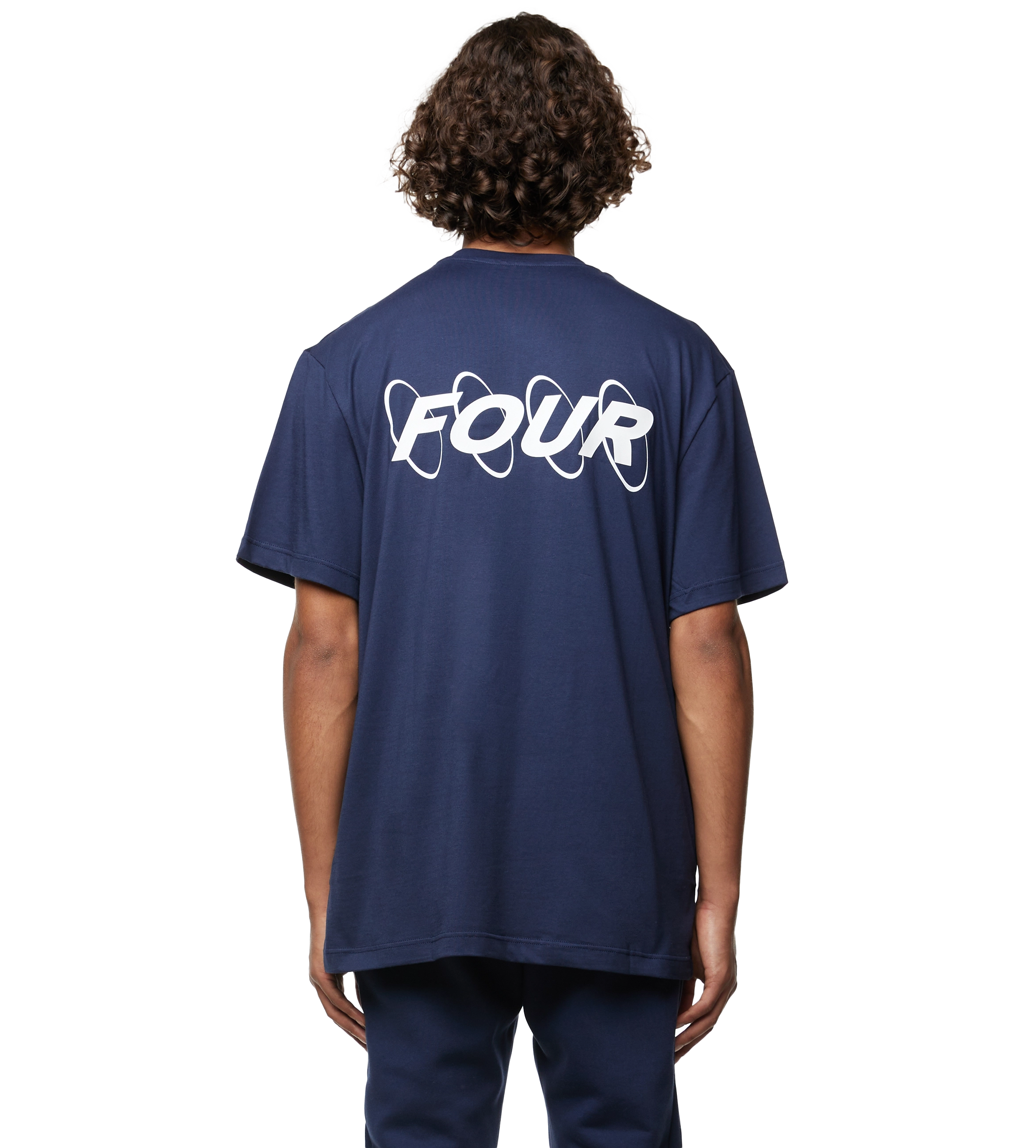 Circles Logo T-shirt Marine Blue