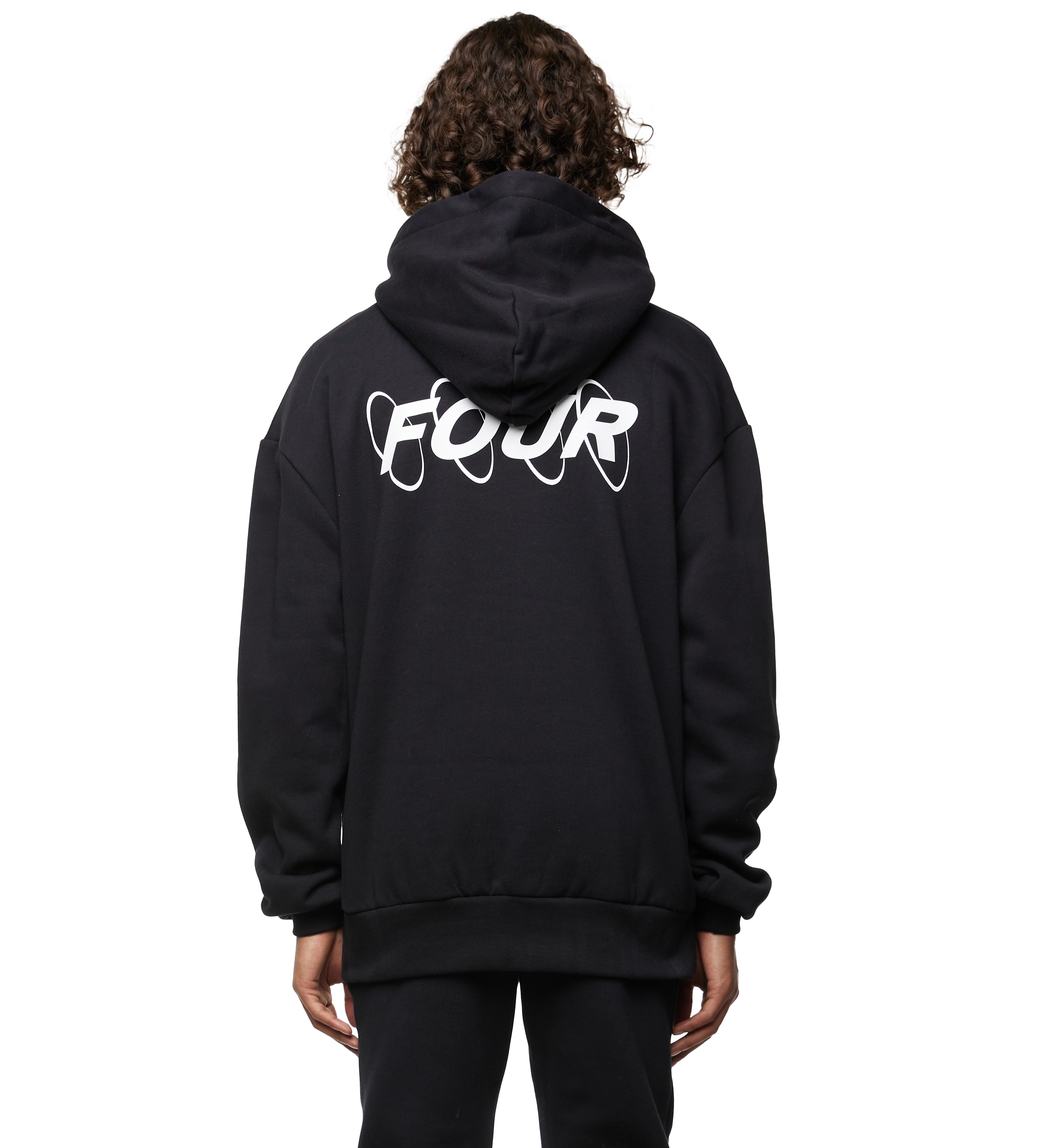 Circles Logo Hoodie Black