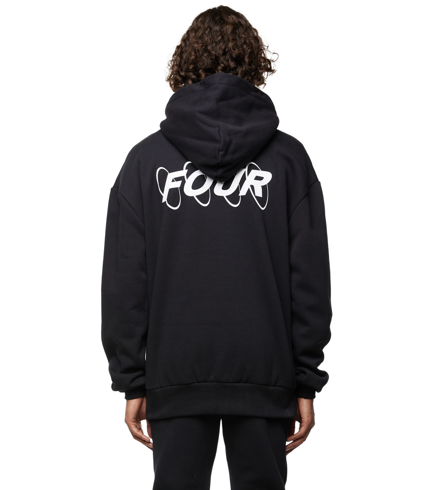 Circles Logo Hoodie Black