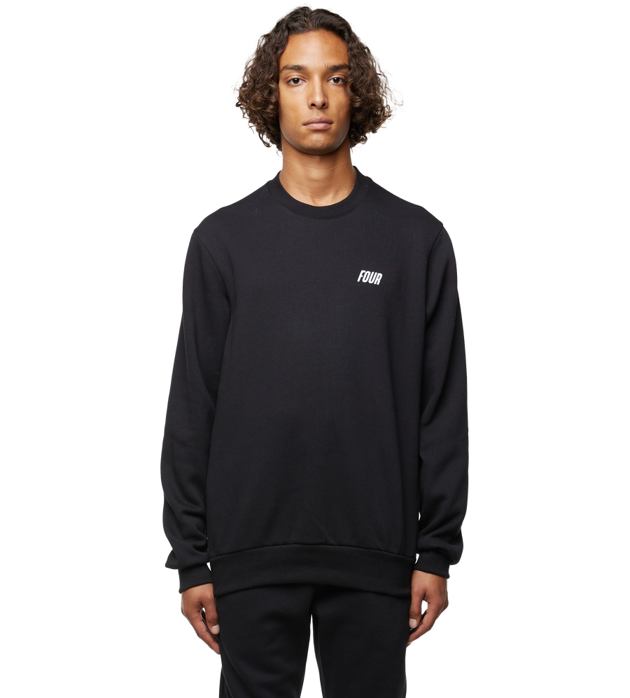 Slim fit Logo Crewneck Black
