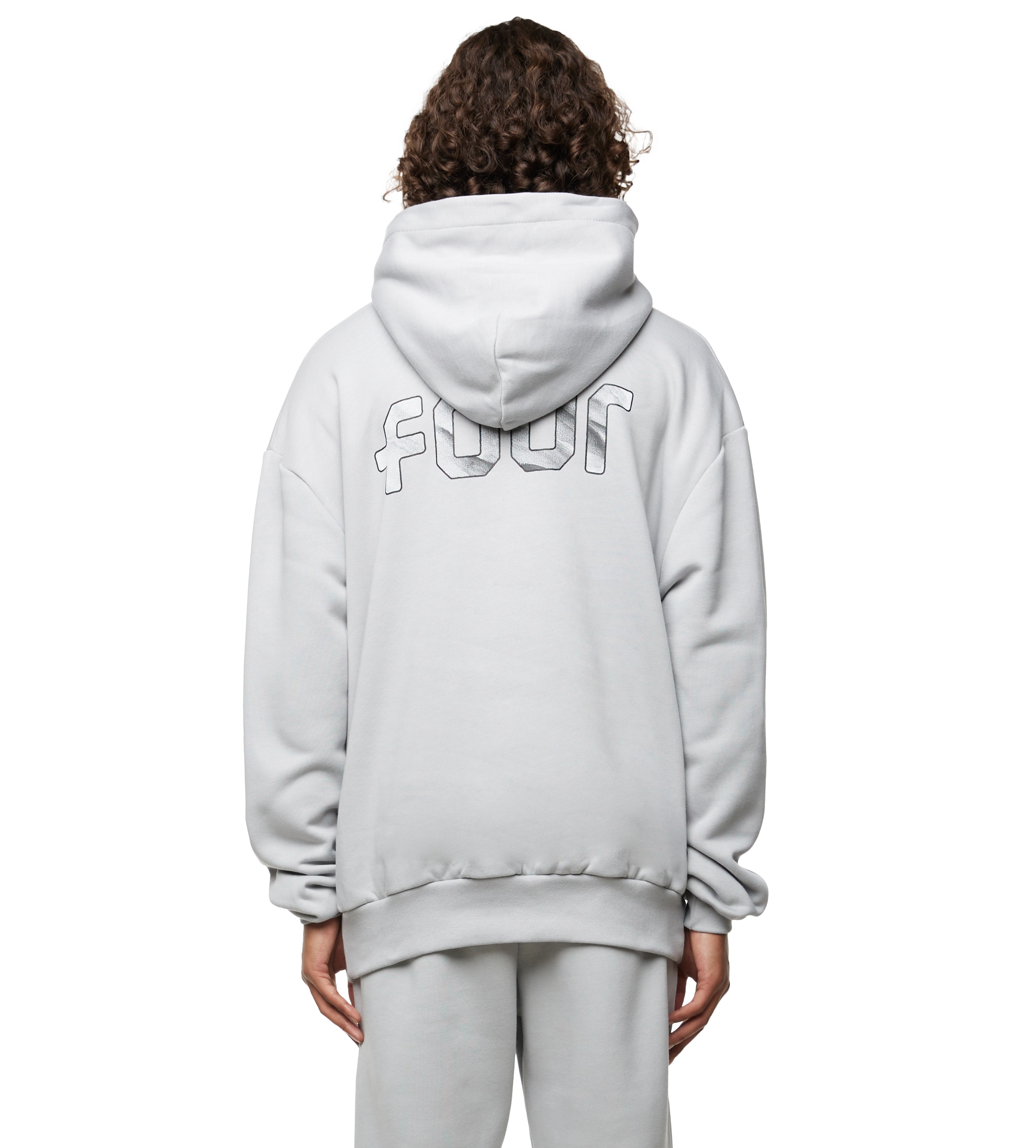 Outline Logo Hoodie High Rise