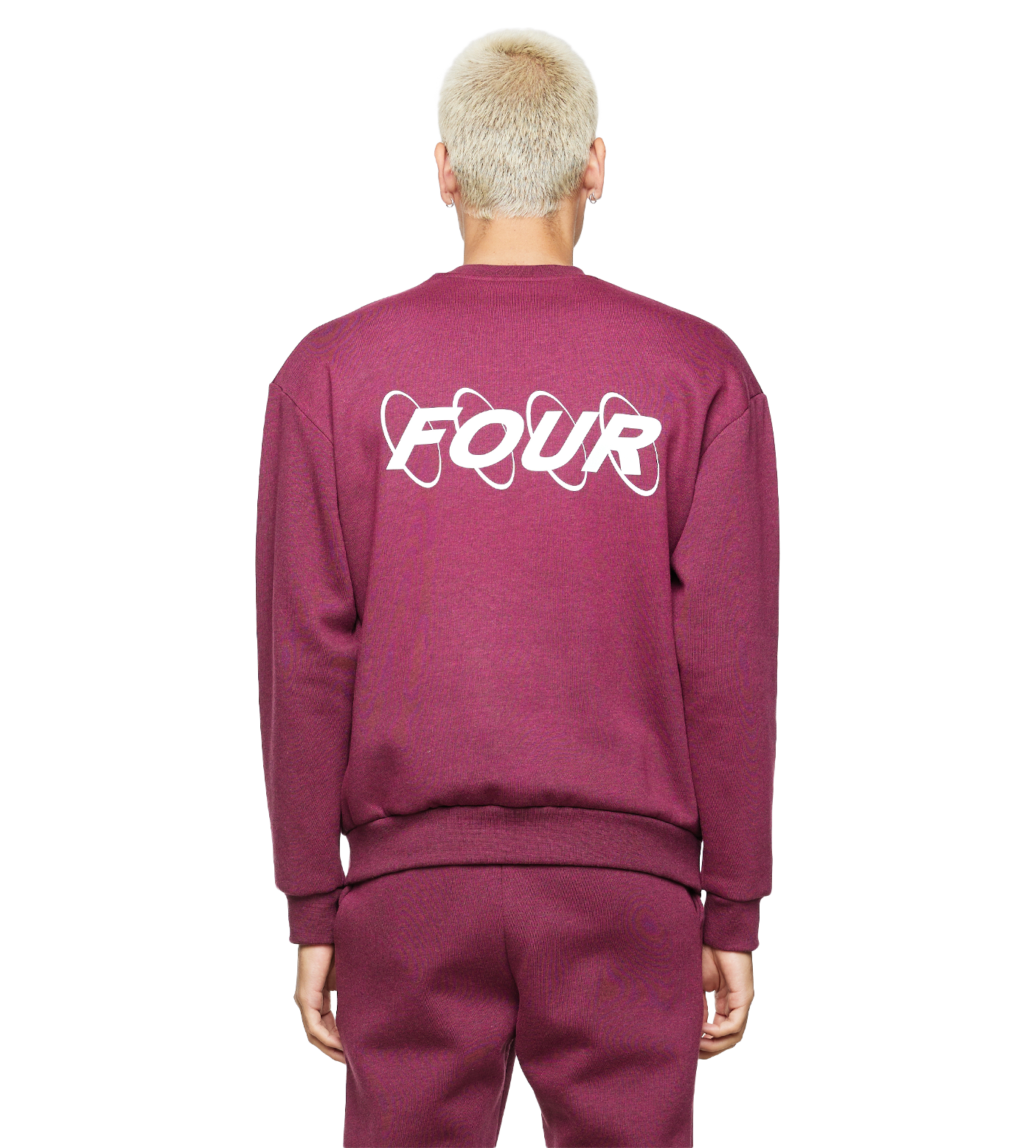 Circles Logo Crewneck Red Melange
