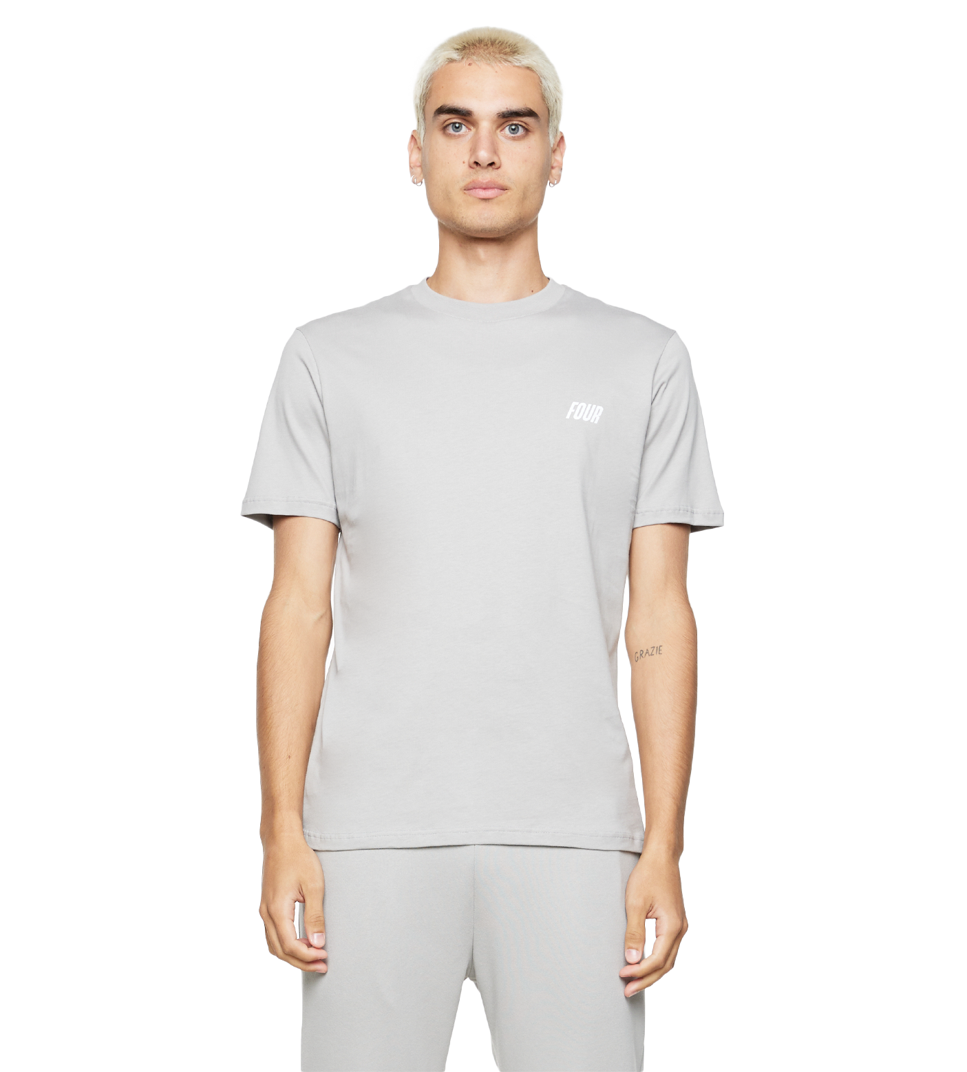 Slim fit Logo T-shirt Limestone