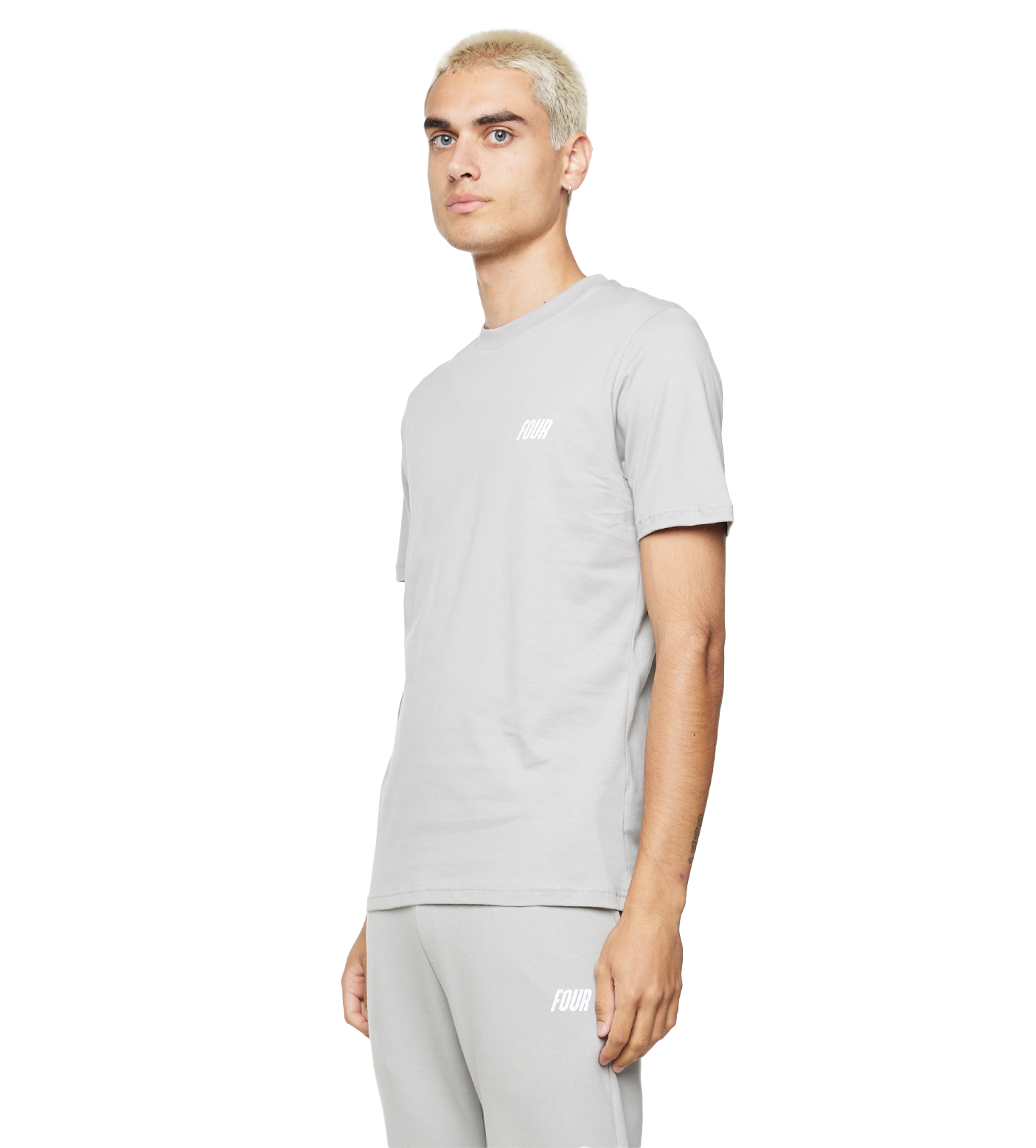 Slim fit Logo T-shirt Limestone
