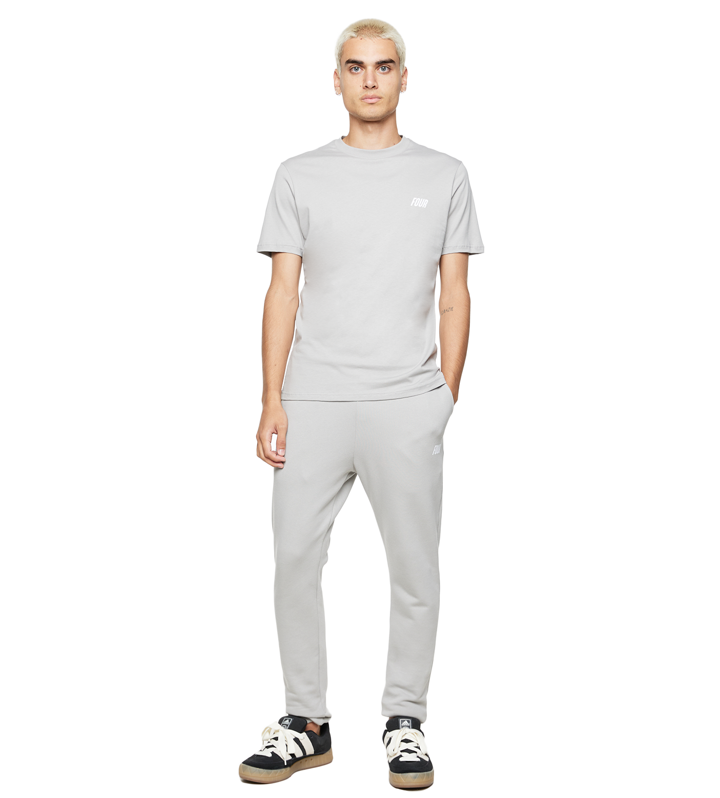 Slim fit Logo T-shirt Limestone