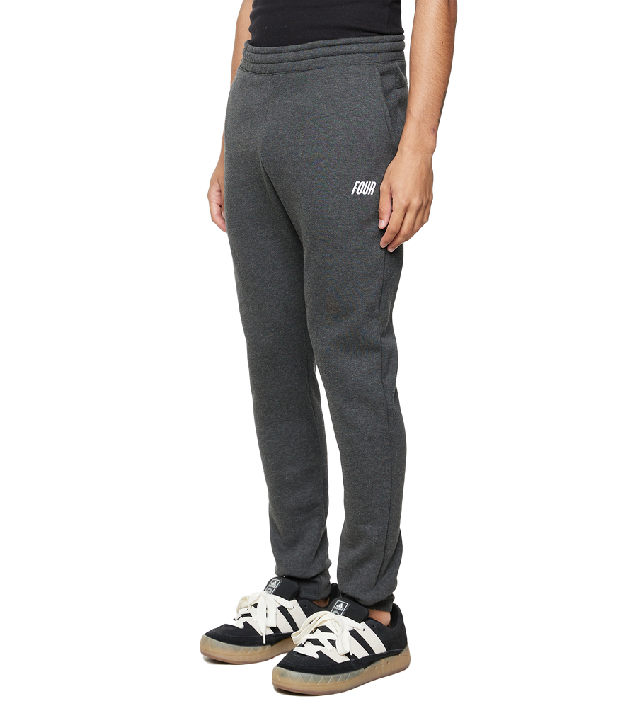 Slim fit Logo Sweatpants Dark Grey Melange